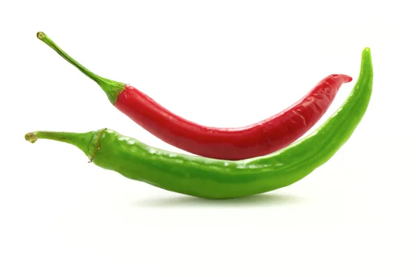 stock image Red and green chili peppers