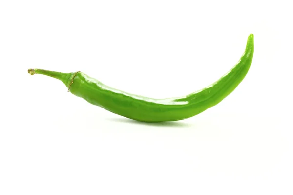 Green hot chili pepper Royalty Free Stock Images