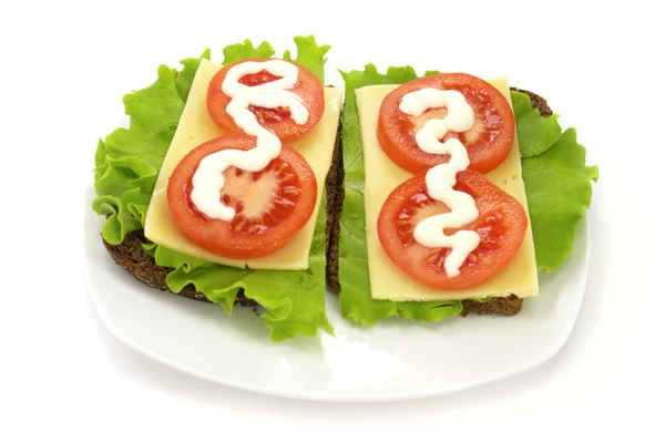 Sajtos szendvics — Stock Fotó