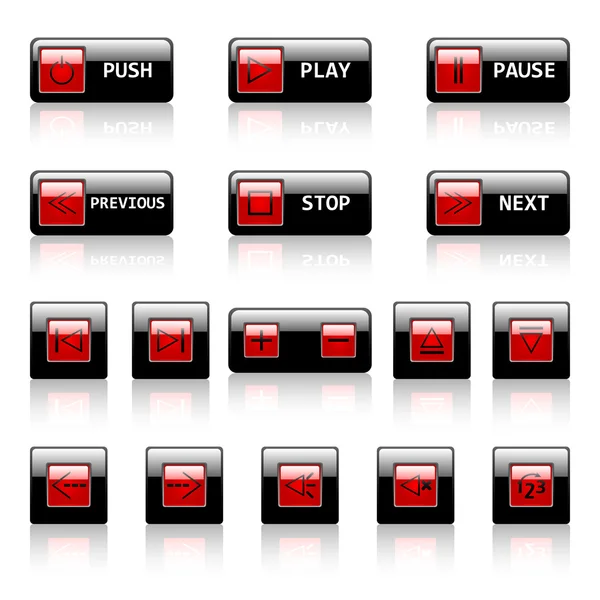 Διανυσματικά κουμπιά — Διανυσματικό Αρχείο