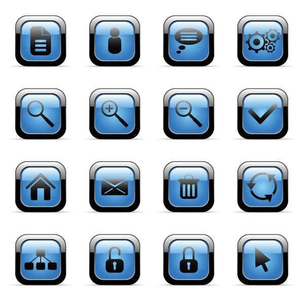 Ensemble d'icônes Web — Image vectorielle