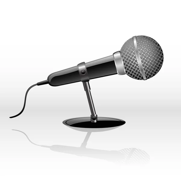 Microfone vetorial — Vetor de Stock