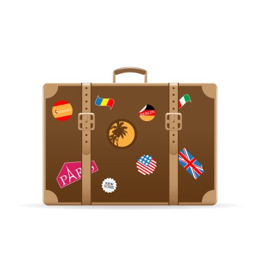 Vector suitcase clipart