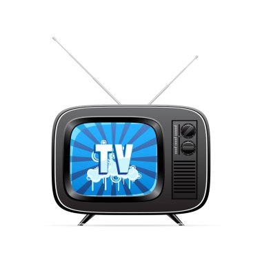 Retro TV clipart