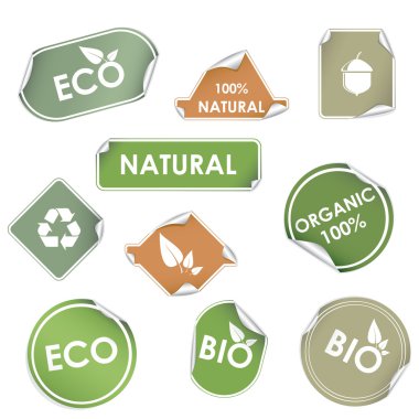 Eco recycling labels