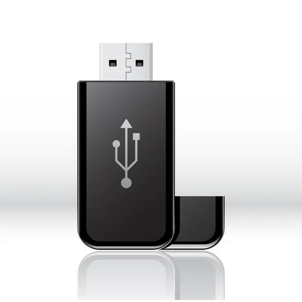Vector USB flash drive — Stock Vector