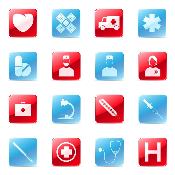 stock vector Medical icons set