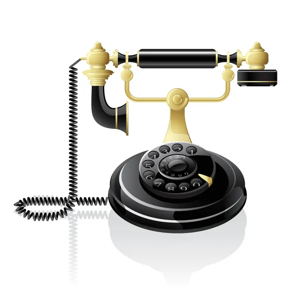 Viejo teléfono — Archivo Imágenes Vectoriales