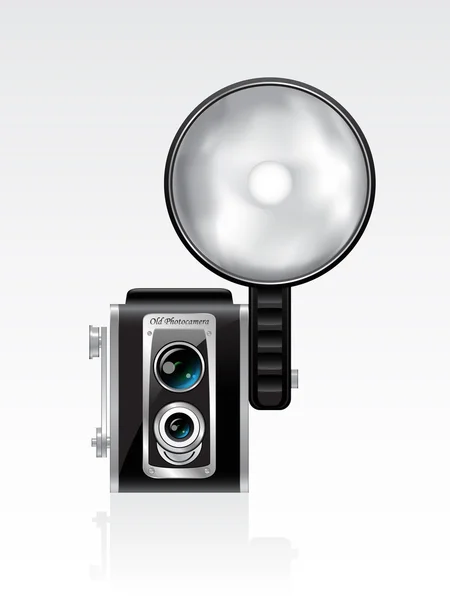 Ретро-фотокамера — стоковый вектор