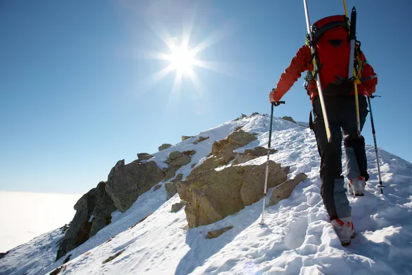 Alpinista — Fotografia de Stock