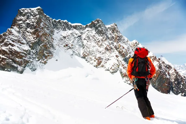 Ski alpinista — Zdjęcie stockowe