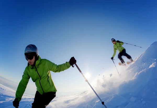 Freeride skiër — Stockfoto
