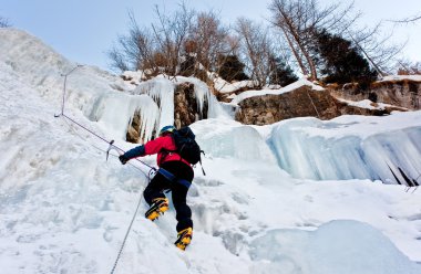 Ice climber clipart