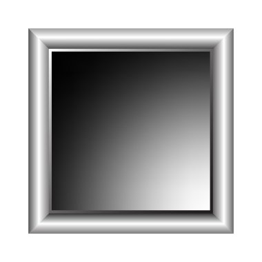 Aluminium photo frame clipart