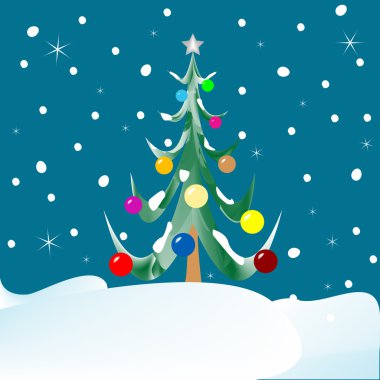 Christmas tree clipart