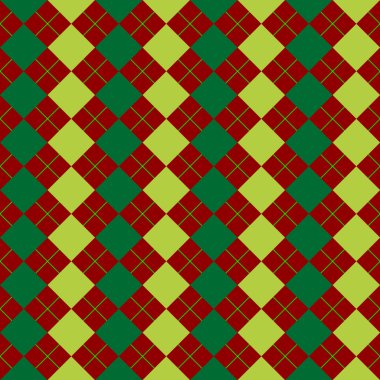 Sweater texture mixed green and red clipart