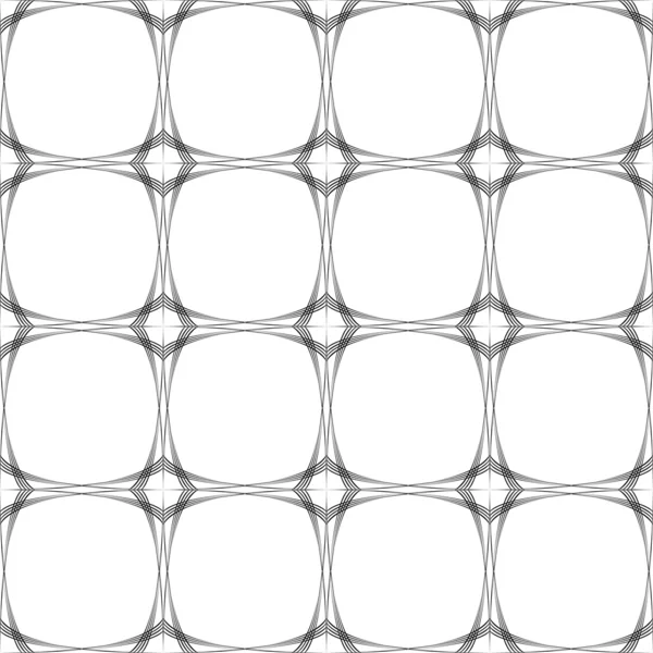 Svart vågor geometriska mönster — Stock vektor