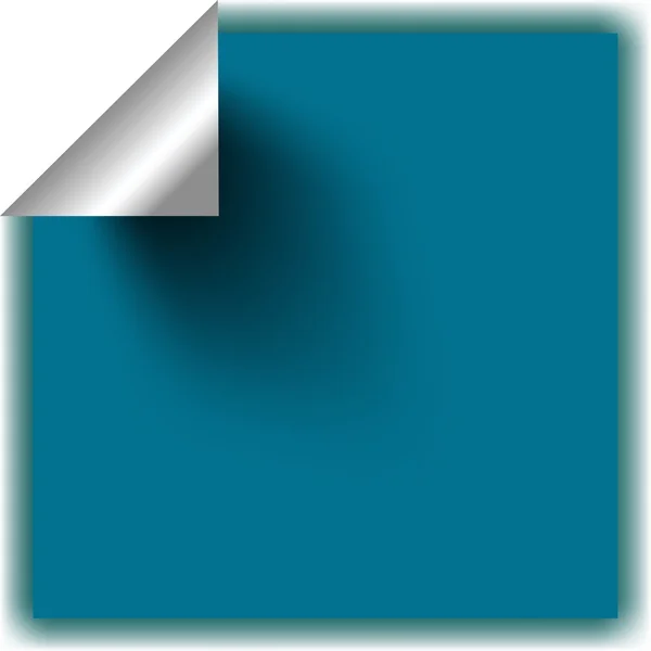 Kék matrica — Stock Vector