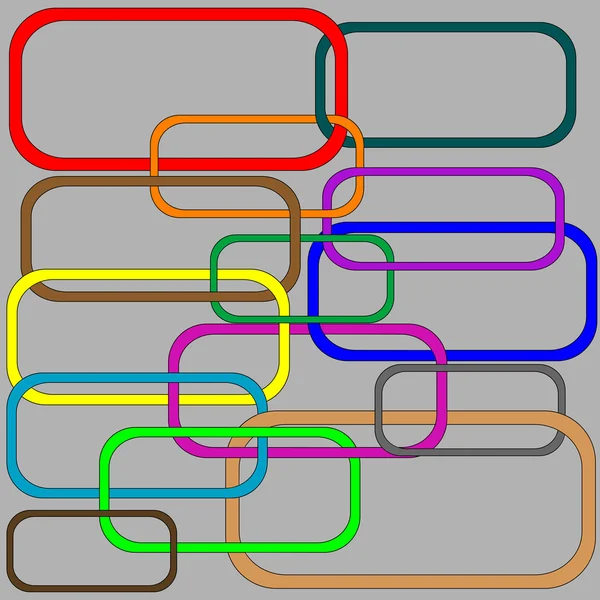 Řetěz v barvách — Stockový vektor