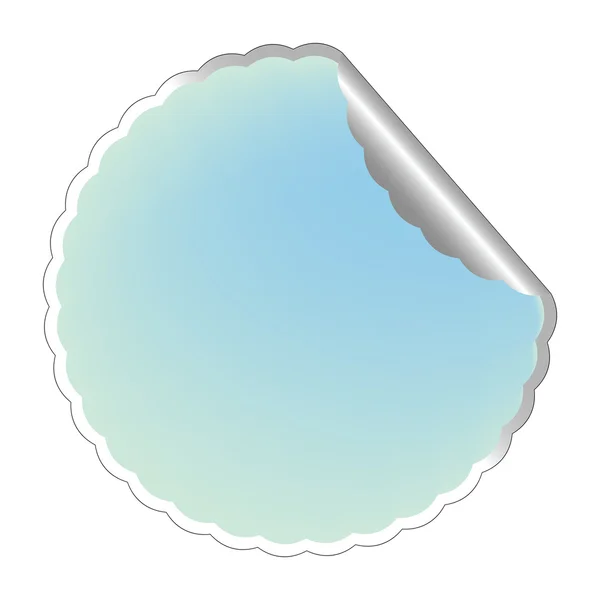 Flowerish 블루 라벨 3 — 스톡 벡터