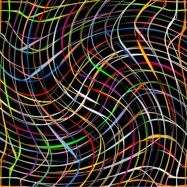 Rayures de tourbillon de couleur fraîche — Image vectorielle