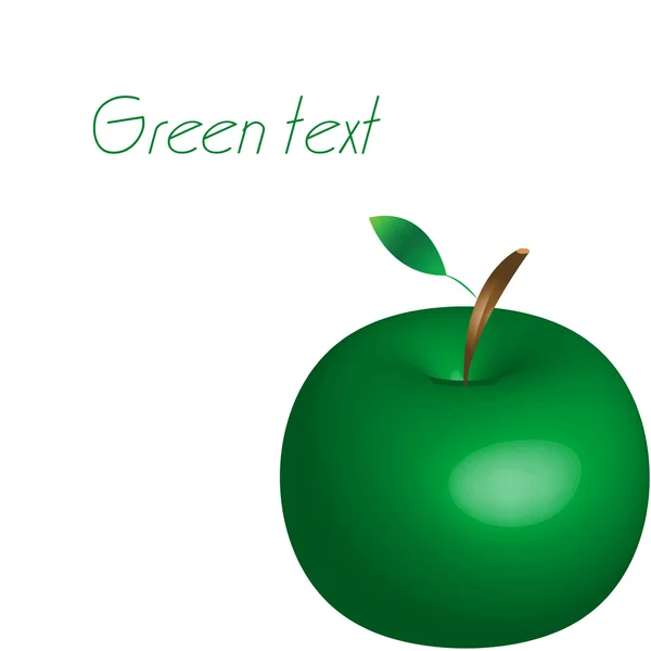 Texto verde — Vetor de Stock
