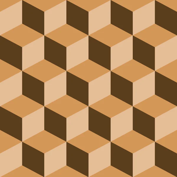 Psychedelische patroon gemengd brown — Stockvector