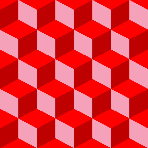 サイケデリックな柄赤の混合 — ストックベクタ