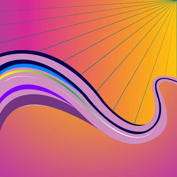 Фіолетовий хвилі вектор — стоковий вектор
