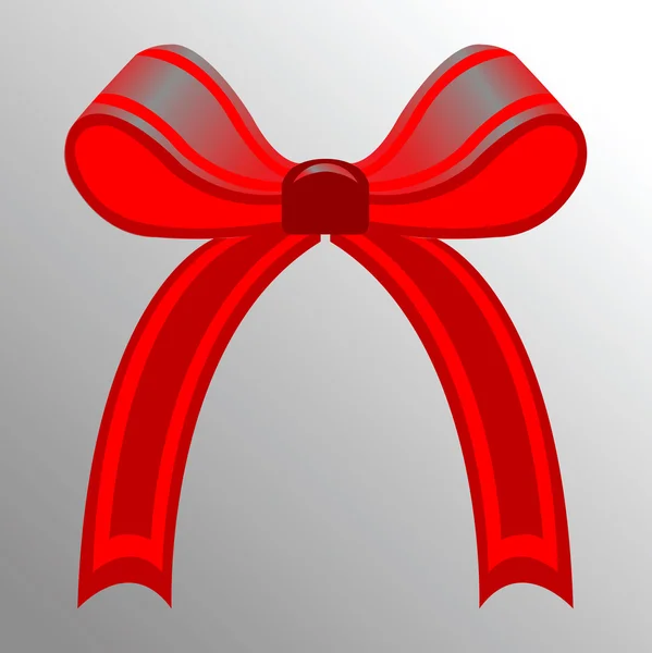 Red ribbon — Stock Vector