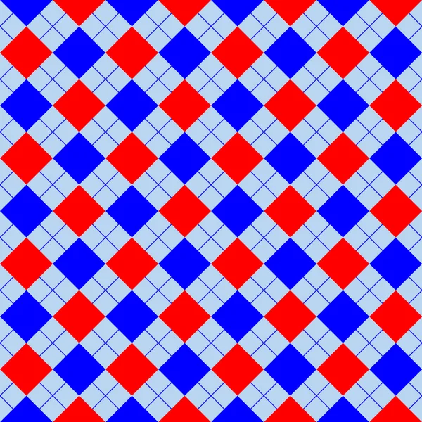 Красно-синяя текстура свитера — стоковый вектор