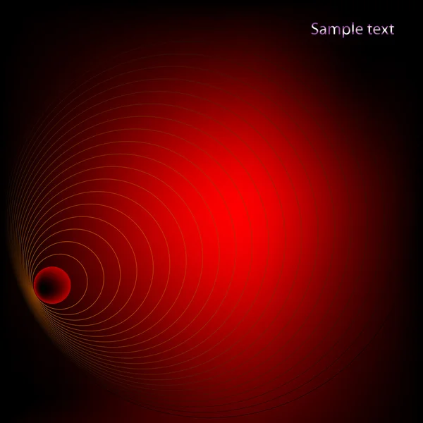 Cercles spatiaux — Image vectorielle