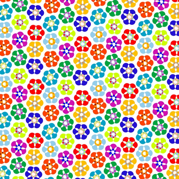 이상한 꽃 패턴 — 스톡 벡터