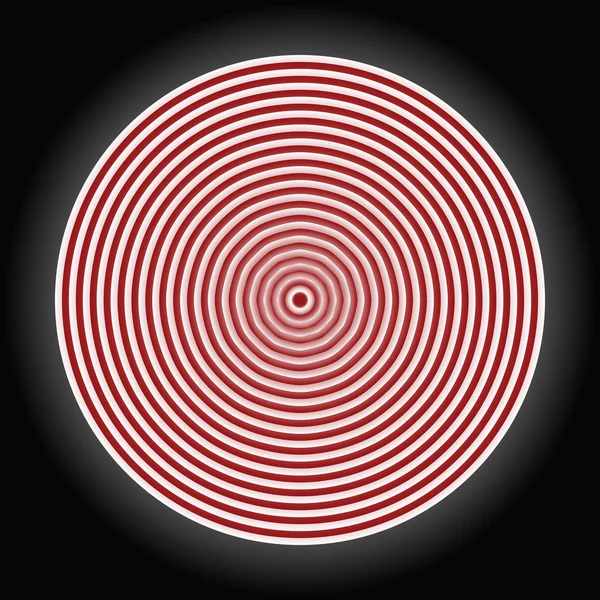 Cible rouge stylisée — Image vectorielle