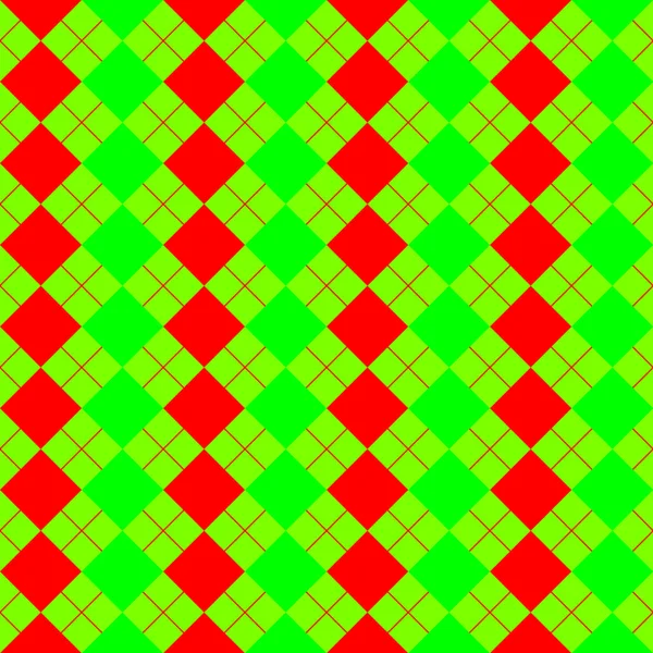 赤と緑の混合セーター テクスチャ — ストックベクタ
