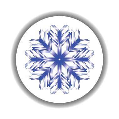 Snow flake madalyon 3