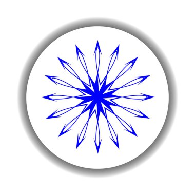 Snow flake madalyon 4