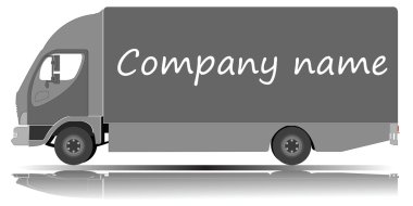 Small truck design clipart