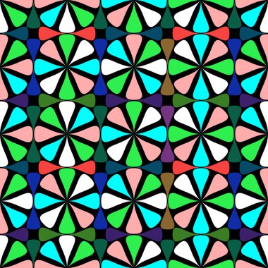 Geometric seamless pattern 2 clipart