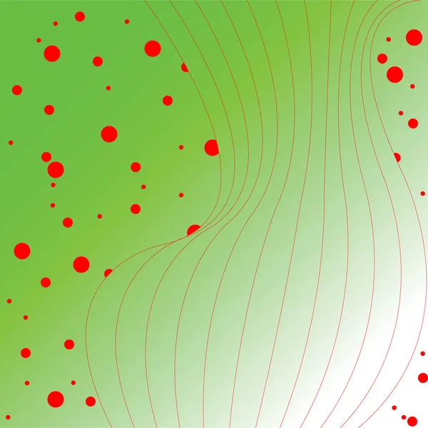 Stylizované tělo s červeným bubliny — Stockový vektor
