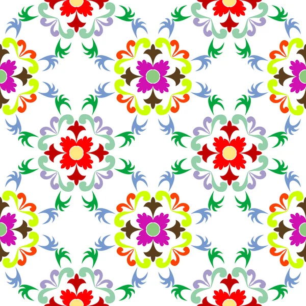 완벽 한 꽃 패턴 5 — 스톡 벡터