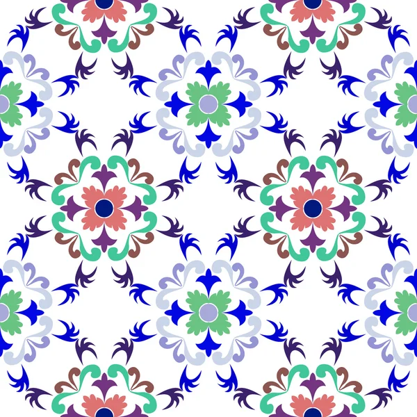 Naadloze floral patroon 2 — Stockvector