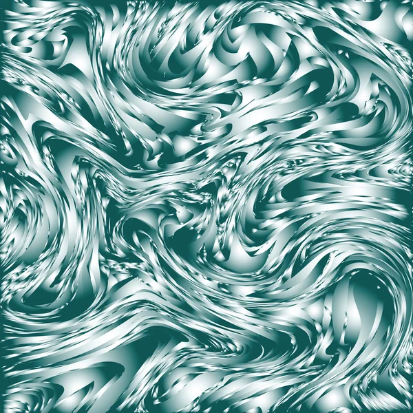 Meer grüne abstrakte Wellen — Stockvektor
