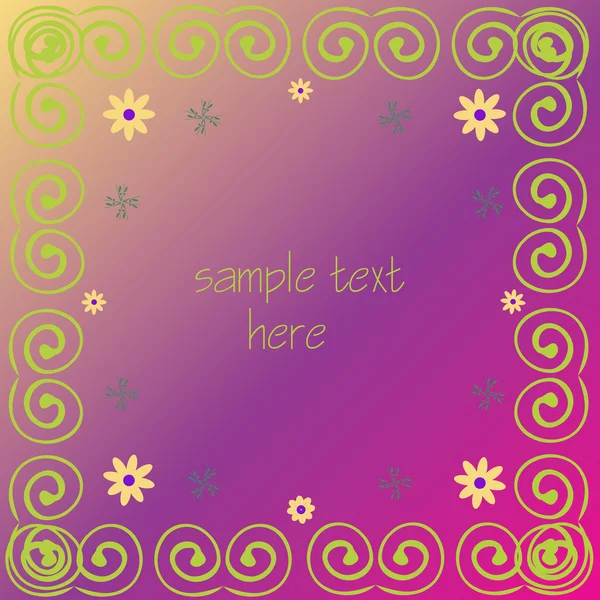 Retro background with space for text — Stock Vector