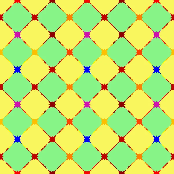 Texture de maille pastel fleurie — Image vectorielle