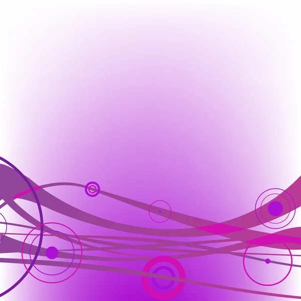 Фиолетовые круговые волны — стоковый вектор