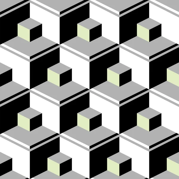 Cubes abstraits noirs — Image vectorielle