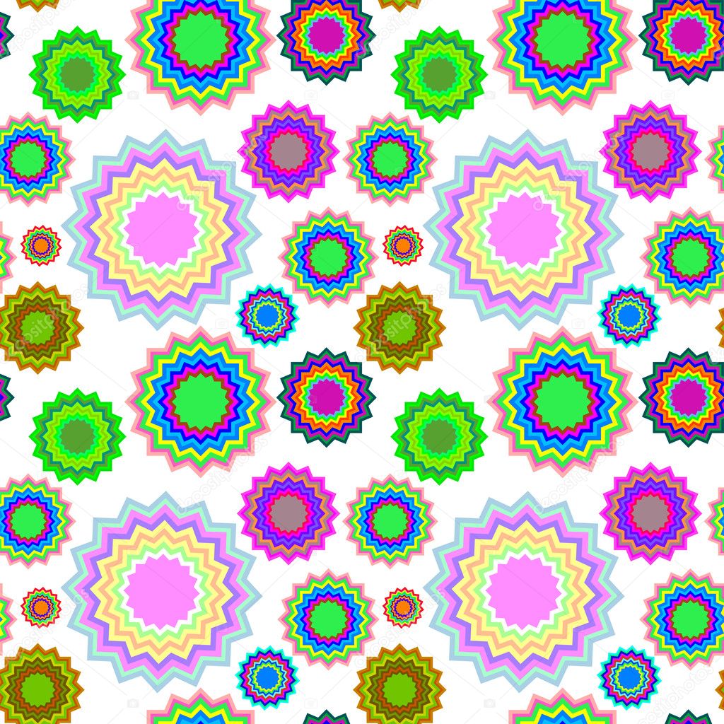 Seamless geometric pattern extended