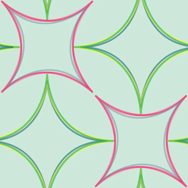 기하학적 추상 원활한 패턴 2 — 스톡 벡터