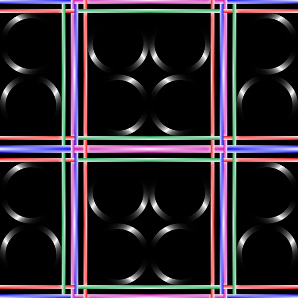 Zwarte abstracte kunst — Stockvector